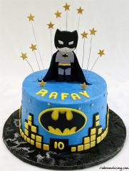 Batman Gotham City Theme Cake #babybatman #babybatmancape #batmanlogo #babybatmancitybackdrop 02