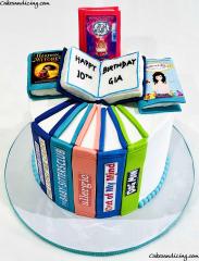 Book Lovers Theme Cake Keep Calm And Read A Book #booklovers #bookstagram #books #booklover #book #bookworm #bookaddict #reading #bookish #bookstagrammer #booknerd