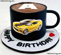 Cars And Coffee Mug Cake. A Lively Combination Y’all #carsandcoffee #carsofinstagram #carshow #carswithoutlimits #carlifestyle #supercars #supercarlifestyle #classiccars #chevy