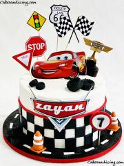 Cars Theme Cake Lightning Mcqueen Is The Best #lightningmcqueen #cars #carsmovie #carstheme #carsthemecake #carsbirthday #roadsign #racecars #racecar #racecarlife #racetrack