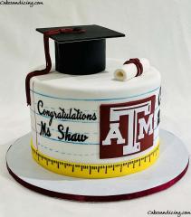 Congrats Grad ! Gig’em 2022 #aggies #texasaggies #aggiesalltheway #graduation #graduationparty #classof2022 #whoop #howdy #gigem #graduationhat #gigemaggies #tamu 03