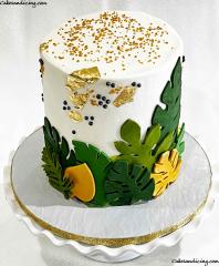 Crown Yourself With Wild Things First Birthday Cake #wildone #wildonebirthday #wildones #wildthings #wildlifeonearth #wildonebirthdaycake #fondantleaves #letthewildrumpusstart 02