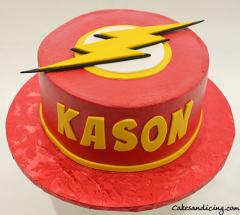 Flash Theme Cake #theflashcake #flashcake #flash