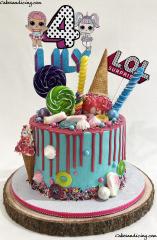 Lol Surprise! A Trip To Candy Land. #lolsurprise #lolsurprisedolls #lolsurpriseparty #lolsurprisecake #lolsurprisecandy #candies #dripcake #dripcakes #icecream #icecreamcone