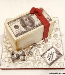 Money Money Money, Money Theme Cake #makeitrain #dollarcake #moneycake #dollarbillcake 12