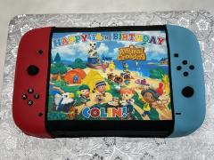 Nintendo Switch Animal Crossing Theme Cake! #nintendocake #nintendoswitch #nintendoswitchcake #animalcrossing #gamingcommunity #videogamecake #ediblesugarsheet 01