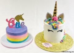 Pastel Shades Of Unicorn Theme Cakes And Smash Cake, Little Girls Favorite These Days !!! #unicorn #unicorncake #unicornparty #unicornbirthdayparty #unicornsmashcake 05
