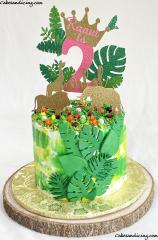 Safari Theme Cake Raavi Is Two Wild. Happy Birthday Jungle Princess And She Loves Mms More Than The Cake #safaricake #junglethemeparty #safaribirthday #safaribirthdayparty 02