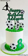 Soccer Fan’s Birthday Cake ! #soccer #soccerlife #soccergirl #soccergame #soccerbirthday #soccergirls #soccertime #soccerbirthdaycake #customisedcakes #custommade