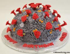 The Global Pandemic Cake Edition! #coronavirus #coronaviruscake #covid 19 #covid19cake 02