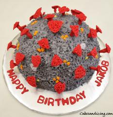 The Global Pandemic Cake Edition! #coronavirus #coronaviruscake #covid 19 #covid19cake