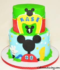 Tree House Mickey Mouse Theme Cake #mickeymouse #mickey Tree House Theme Cake 01