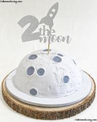 Two The Moon Theme Cake Semi Circle, Dome Shape Moon Cake . #twothemoon #mooncake #mooncakes #twothemoonparty #secondbirthday #moon #rustic #customtopper #twothemooncake