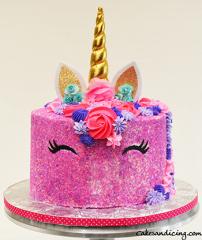 Unicorn Theme Cake #unicorncake #unicornbirthdaycake #multicolorsugardecoration #unicornmane #buttercreamflowers #girlbirthdaycake 01