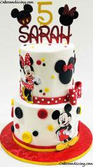 Where The Dreams Come True Walt Disney World , Mickey And Minnie Mouse Theme Cake #waltdisneyworld #disneyland #disney #disneyworld #mickeymouse #minniemouse #mickeymousecake 001